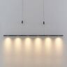 Lucande Stakato żyrandol LED 6-pkt. długość 140 cm