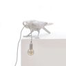 Seletti Lampa tarasowa LED Bird Lamp, grać, biała
