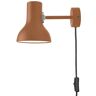 Anglepoise Type 75 Mini kinkiet z wtyczką, sienna