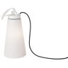 Carpyen Lampa zewnętrzna LED Sasha, kabel, 41 cm, biała