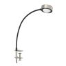 Lampa stołowa LightMe Powerlens Flex screw w kolorze tytanowym