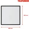 Telefunken Panel LED Magic Fully czarny CCT RGB 45x45cm