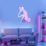 JUST LIGHT. Kinkiet LED Neon Unicorn, USB