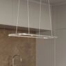 BYOK Piani Lungo Pendant Phase Cut 96cm aluminium matowy