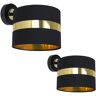 Eko-Light Kinkiet Palmira Black / Gold 1xe27 60w