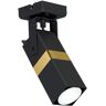 Eko-Light Kinkiet Vidar Black/gold1xgu10