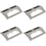 vidaXL Lâmpadas solares para escadas, 4 pcs