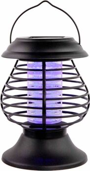 7h Sevenon Candeeiro Anti-Mosquitos Solar Led Exterior (Preto - 25W - 8000 K)