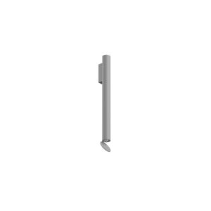 Flos - Flauta H500 Spiga Outdoor, Grey, Inkl. 12w Led 2x555lm 2700k - Grå - Vägglampor Utomhus