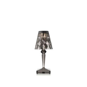 Kartell - Battery Table Lamp 9140 - Transparent Smoke - Bordslampor Utomhus - Ferruccio Laviani - Grå