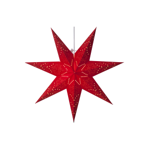 Star Trading Julstjärna av papper   51cm   Sensys Röd