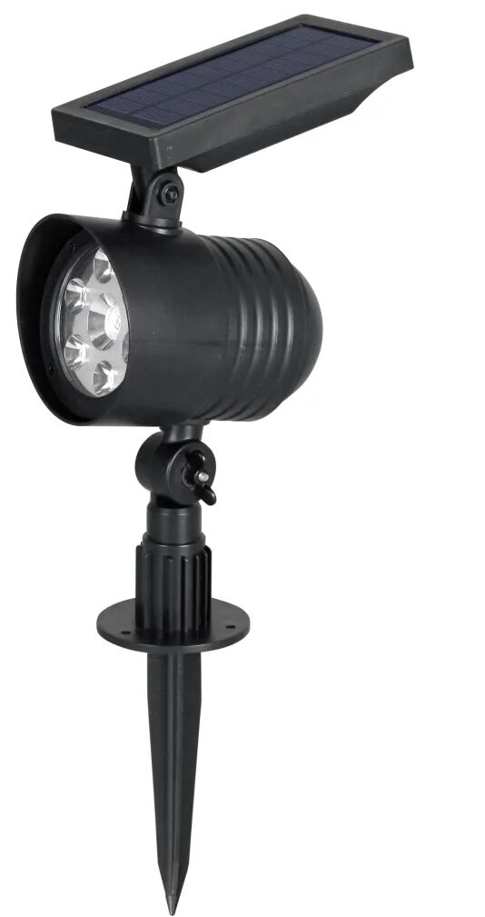 Luxform Trädgårdsspotlight intelligent solcell LED Lupus 50lm