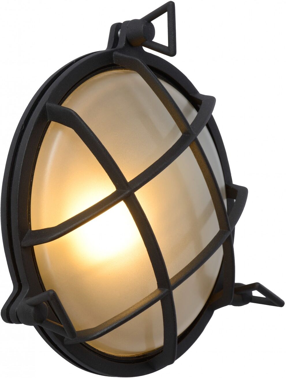 Lucide 11890/25/30 nástenná vonkajšia lampa Dudley 1x40W   E27   IP65 - čierna, stmievateľná