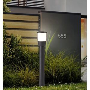 Dakota Fields Aniyah Dark Grey 1 -Light Hardwire Lamp Post gray 90.0 H x 11.4 W x 11.0 D cm