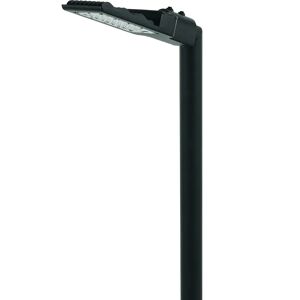 Metro Samiyah Black Hardwired Integrated LED Lamp Post black/gray 118.0 H x 33.0 W x 33.0 D cm