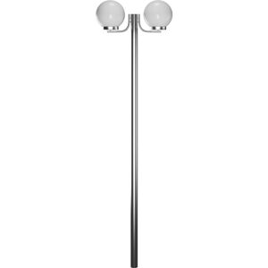 Vidaxl - Garden Lamp Post 2 Lamps 220 cm White