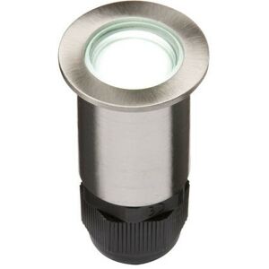 24V Small Stainless Steel Ground Fitting 4 x White led, IP67 - Knightsbridge