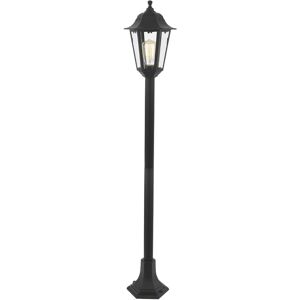 Neri Lamppost Outdoor Traditional Style Lantern IP44 Fitting - Black - Litecraft