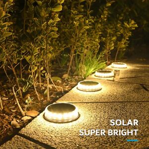 NATAWA 1PCS Super Bright LED Solar Pathway Light Outdoor IP65 Waterproof Ground Lamp For Garden Decoration