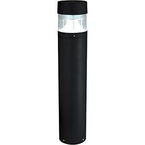 National Lighting IP65 Rated Bollard Light Outdoor Driveway Patio Mains LED Bollard Lights, Textured Black Paint Finish Lamp Post 980mm, 12.3W 240V LED ES E27 (Not Included)