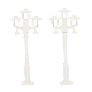 Tofficu 2pcs Simulation Street Light Micro Toys Mini Pathway Lights Cognitive Toys Mini Street Light Models Outside Toys Light Decoration Retro Toys Outdoor Toy Puzzle Toy Room Plastic