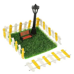 ibasenice 2 Sets Mini Lawn Street Light Miniatures Miniature Park Scene Mini Pathway Lights Dollhouse Street Lamp House Accessories for Home Miniature Lawn Ornament Statue Pp Sand Table