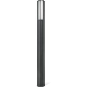 Netlighting Bu LED 4 Light Outdoor Lamp Post Dark Grey IP65