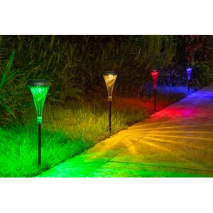 AZONE STORE LTD T/A Shop In Store Solar Pathway Light: RGB and Waterproof