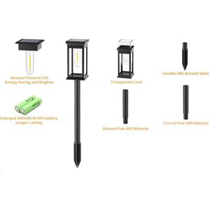 Obero International Ltd Warm Or Cold Outdoor Pathway Solar Lights - 3 Options   Wowcher