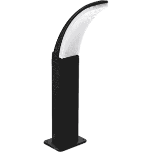 Eglo Lighting Eglo Fiumicino LED Outdoor Pedestal Light In Black And White Finish