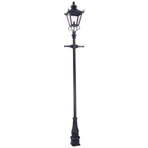 Elstead Lighting Elstead Grampian  Single Light Lamp Post In Black Finish