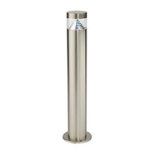 Saxby Lighting Saxby 13929 Pyramid LED Exterior Brushed Steel Lamp Post