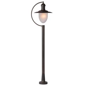 Lucide Lighting Aruba Cottage Bollard Lamp post Outdoor - 1xE27 - IP44 - Rust Brown