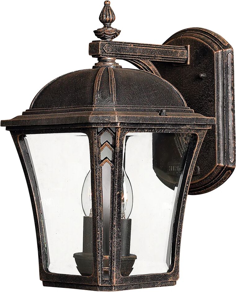 Photos - Chandelier / Lamp Sol 27 Outdoor Aadya 2 Light Outdoor Wall Lantern brown 34.9 H x 20.7 W x