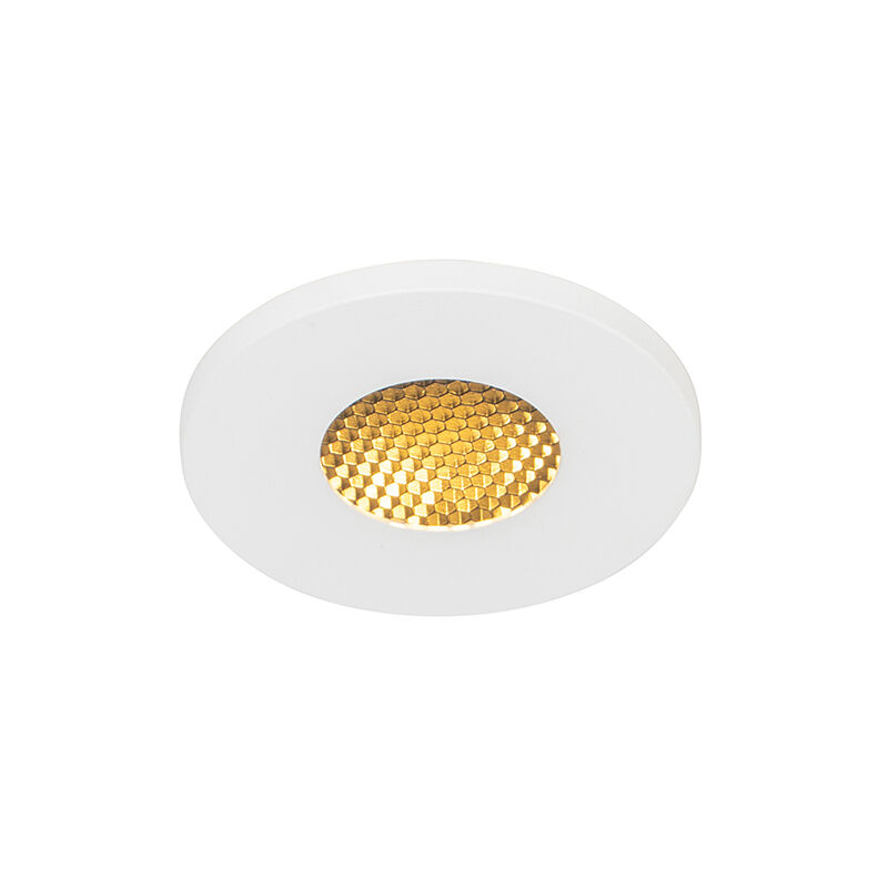 QAZQA Modern bathroom recessed spot white IP54 - Shed Honey