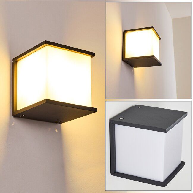 hofstein EBBA Outdoor Wall Light anthracite, 1-light source - modern - outdoors - Expected delivery time: 6-10 working days