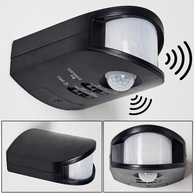 hofstein Motion sensor Mossa black - modern - accessories, outdoors - Expected delivery time: 6-10 working days