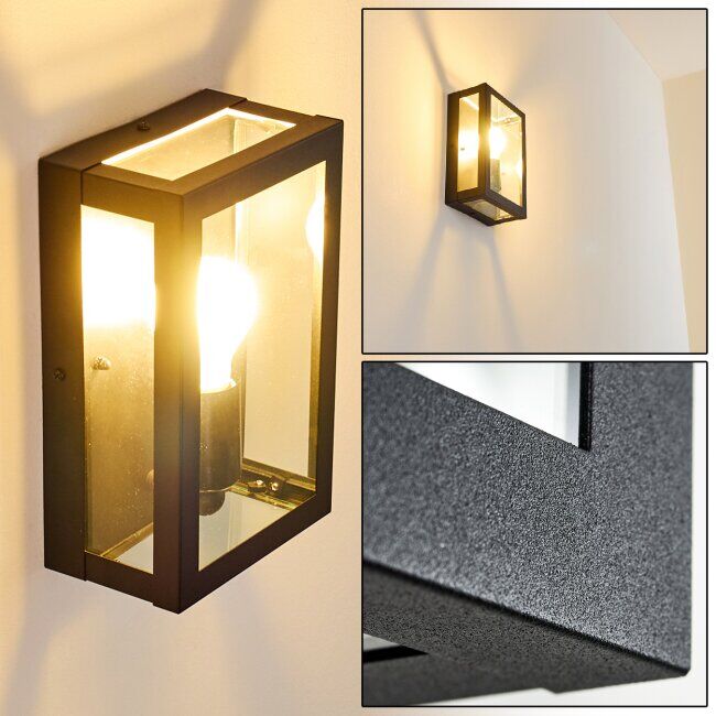 hofstein CAUDRY Outdoor Wall Light black, 1-light source - classic - outdoors - Expected delivery time: 6-10 working days