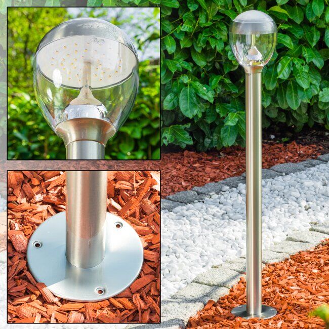 hofstein CORDOVA Path Light LED stainless steel, 1-light source - modern - outdoors - Expected delivery time: 10-14 working days