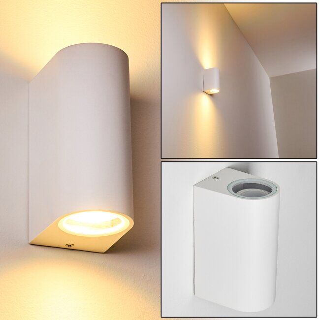 hofstein Outdoor Wall Light Nordborg LED white, 2-light sources - modern - outdoors - Expected delivery time: 6-10 working days