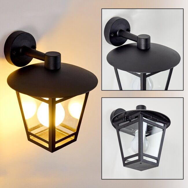 hofstein SIERA outdoor wall light black, 1-light source - classic - outdoors - Expected delivery time: 6-10 working days