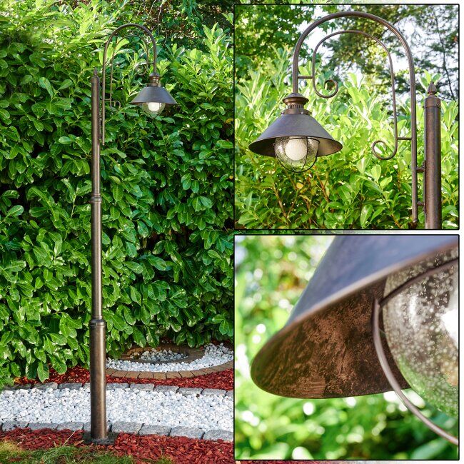 hofstein Outdoor floor lamp Lohja rust-coloured, 1-light source - classic - outdoors - Expected delivery time: 6-10 working days