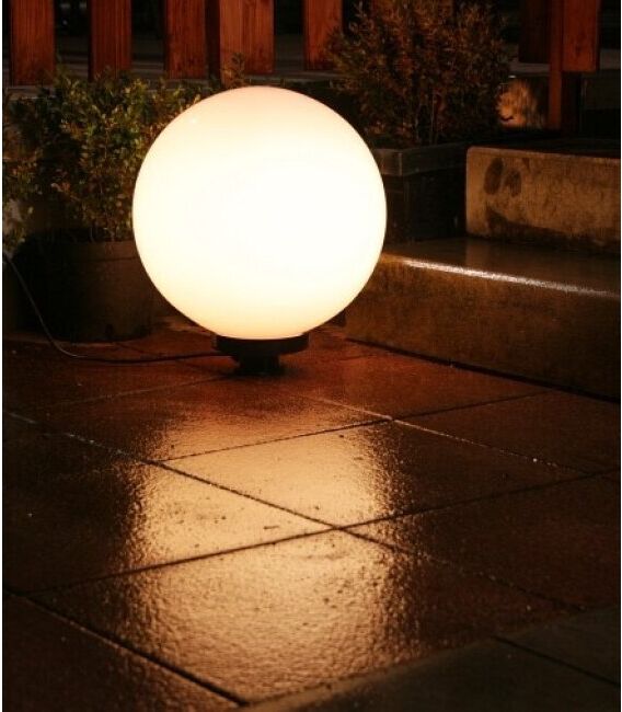 hofstein Dapo globe light 40 cm white, 1-light source - modern - outdoors - Expected delivery time: 6-10 working days