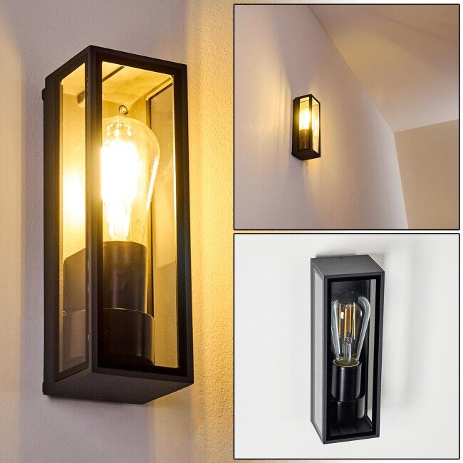 hofstein ROSKILD Outdoor Wall Light grey, 1-light source - vintage - outdoors - Expected delivery time: 6-10 working days