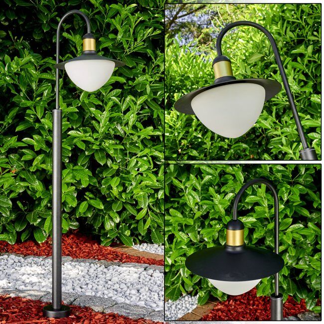 hofstein THEUX path light black, 1-light source - modern - outdoors - Expected delivery time: 10-14 working days