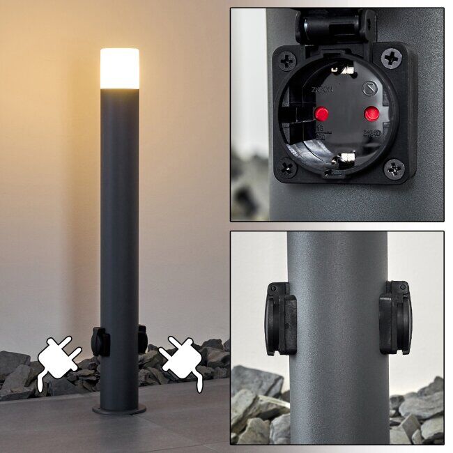 hofstein Buhrkall path light anthracite, 1-light source - modern - outdoors - Expected delivery time: 6-10 working days