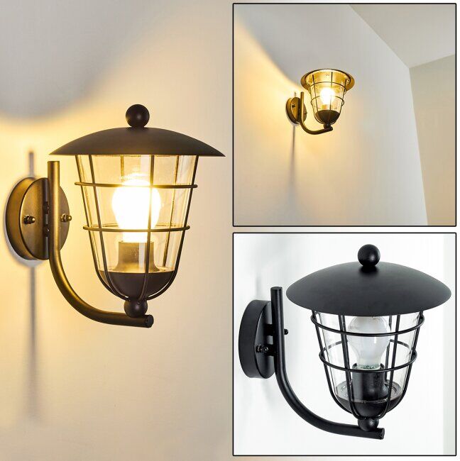 hofstein SONVIL Outdoor Wall Light black, 1-light source - rustic - outdoors - Expected delivery time: 2-3 weeks