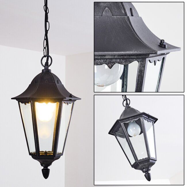 hofstein GILZE hanging lamp black, 1-light source - contemporary - outdoors - Expected delivery time: 10-14 working days