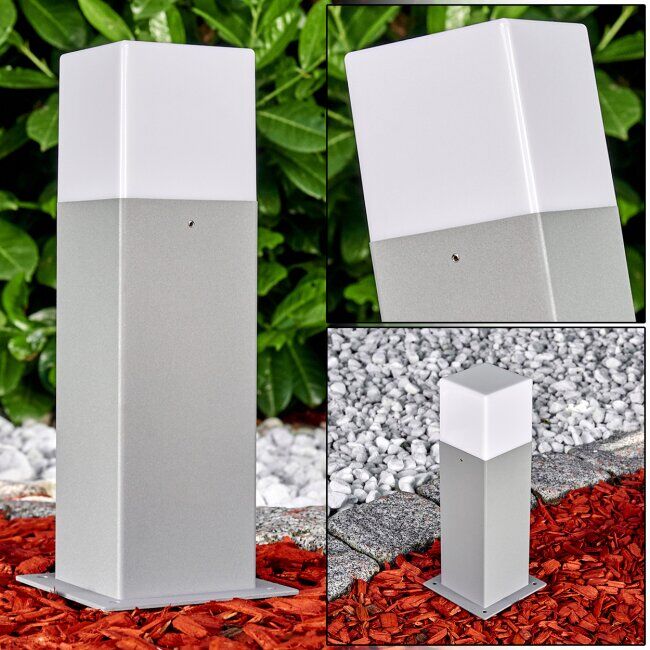 hofstein Pedestal light Algier LED grey, 1-light source - modern - outdoors - Expected delivery time: 6-10 working days