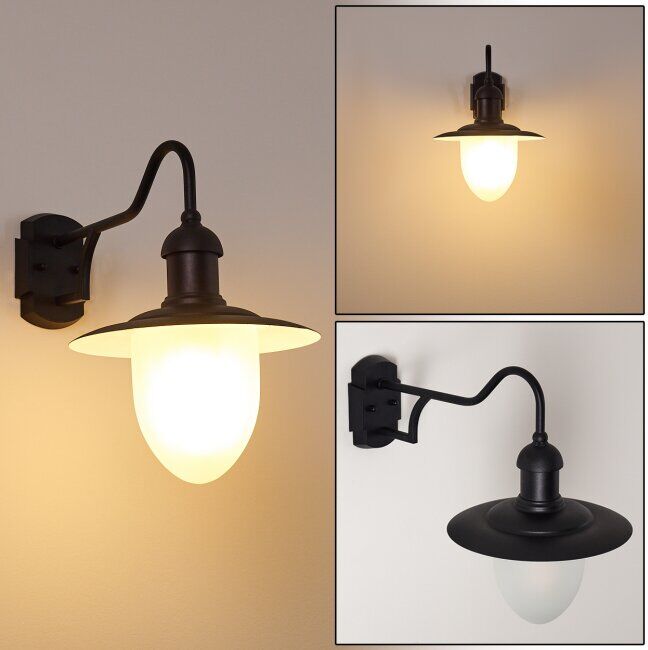 hofstein SURNU Outdoor Wall Light black, 1-light source - cottage - outdoors - Expected delivery time: 2-3 weeks